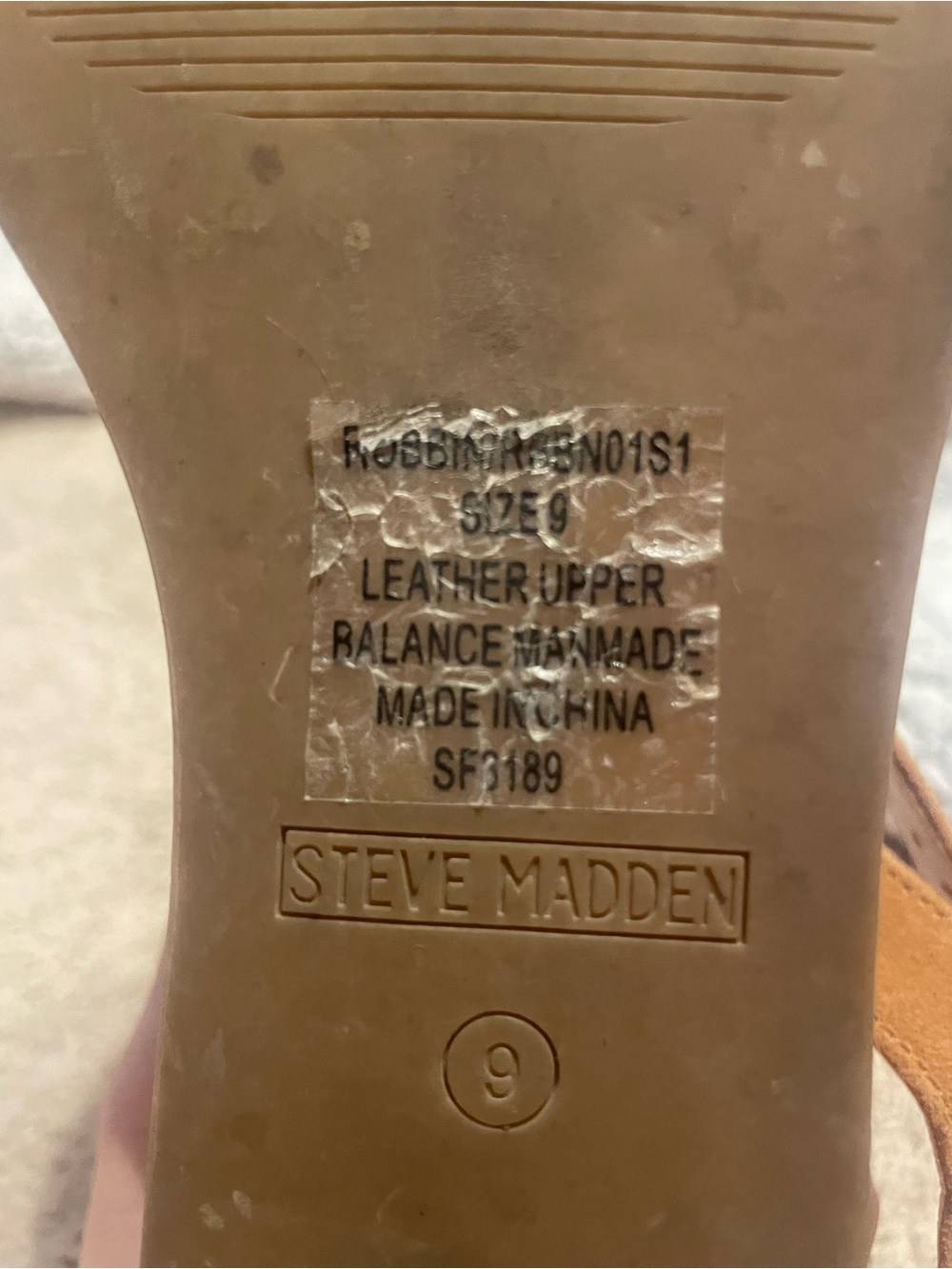 Steve Madden Suede Strappy Sandals in Light Brown